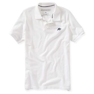 NWT Aeropostale A87 solid logo polo shirt Sz Large